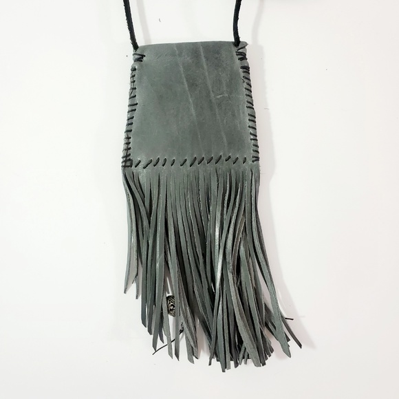 Artisan Hand Stitched Soft Leather Keepsake Bag - Picture 5 of 7